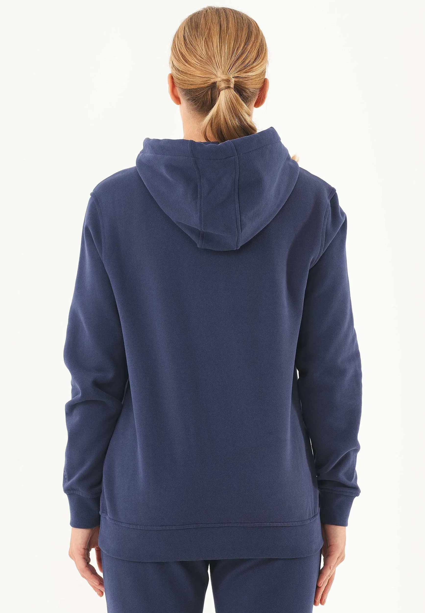 Women's Basic Soft Touch Organic Cotton Hoodie Navy sold by Ivalo.com product image thumbnail 2