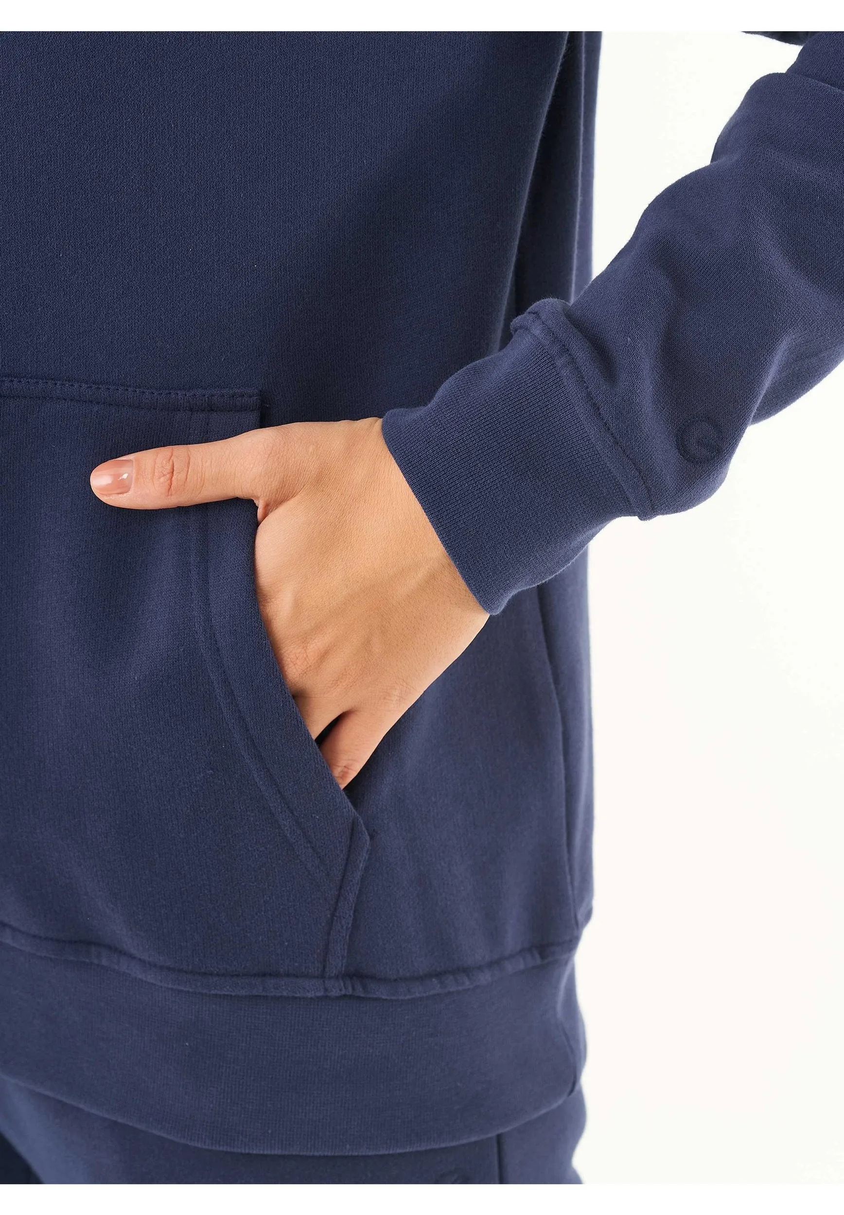 Women's Basic Soft Touch Organic Cotton Hoodie Navy sold by Ivalo.com product image thumbnail 5