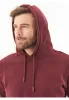Men's Basic Soft Touch Organic Cotton Hoodie Bordeaux sold by Ivalo.com