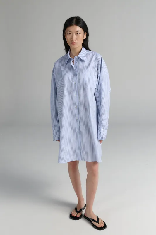 Rhea Shirt Dress Blue Stripe sold by Ivalo.com