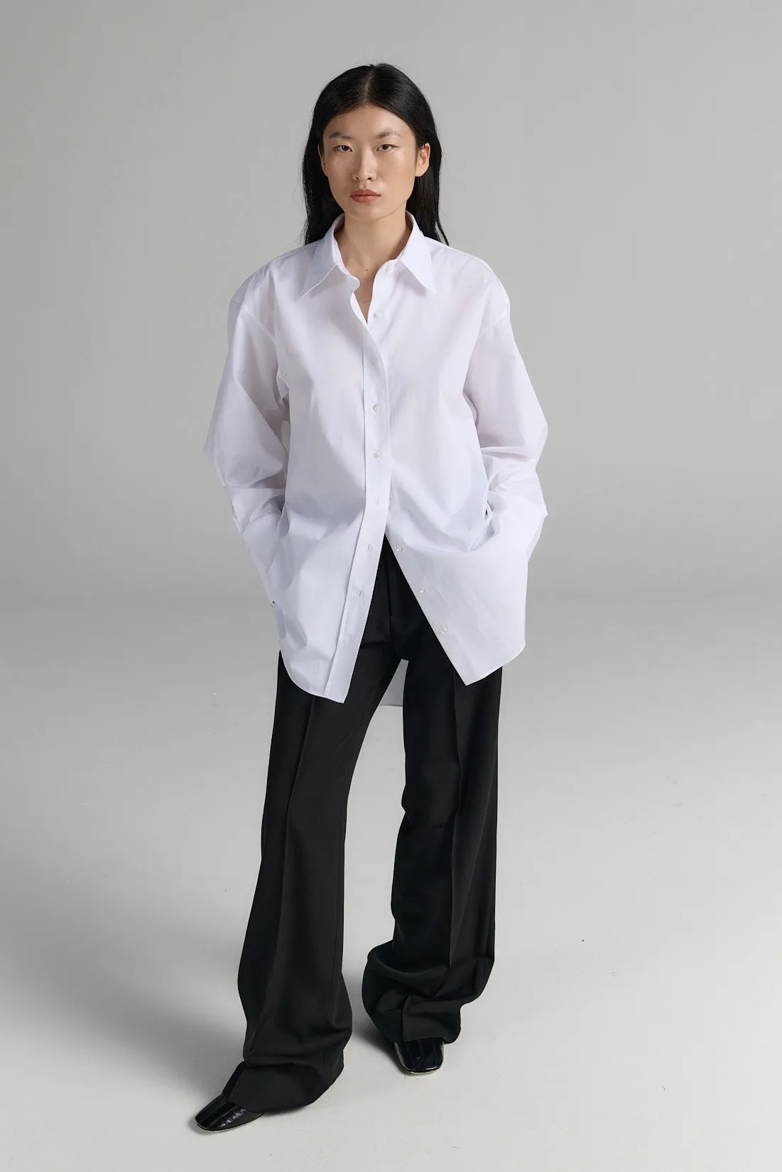 Rhea Button-Up Shirt White sold by Ivalo.com product image thumbnail 4