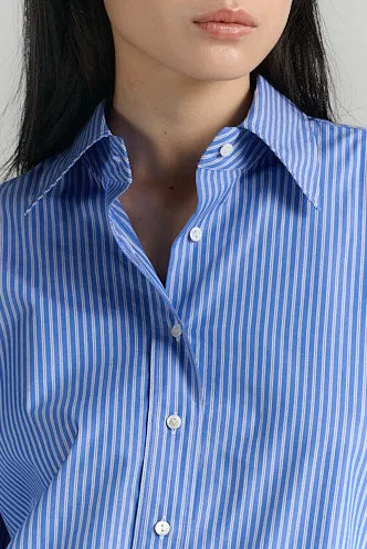 Rhea Button-Up Shirt Blue Stripe sold by Ivalo.com product image thumbnail 4