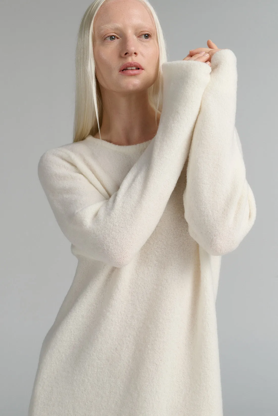 RHEA140 Boucle Dress Cream sold by Ivalo.com product image thumbnail 2