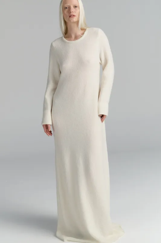 RHEA140 Boucle Dress Cream sold by Ivalo.com