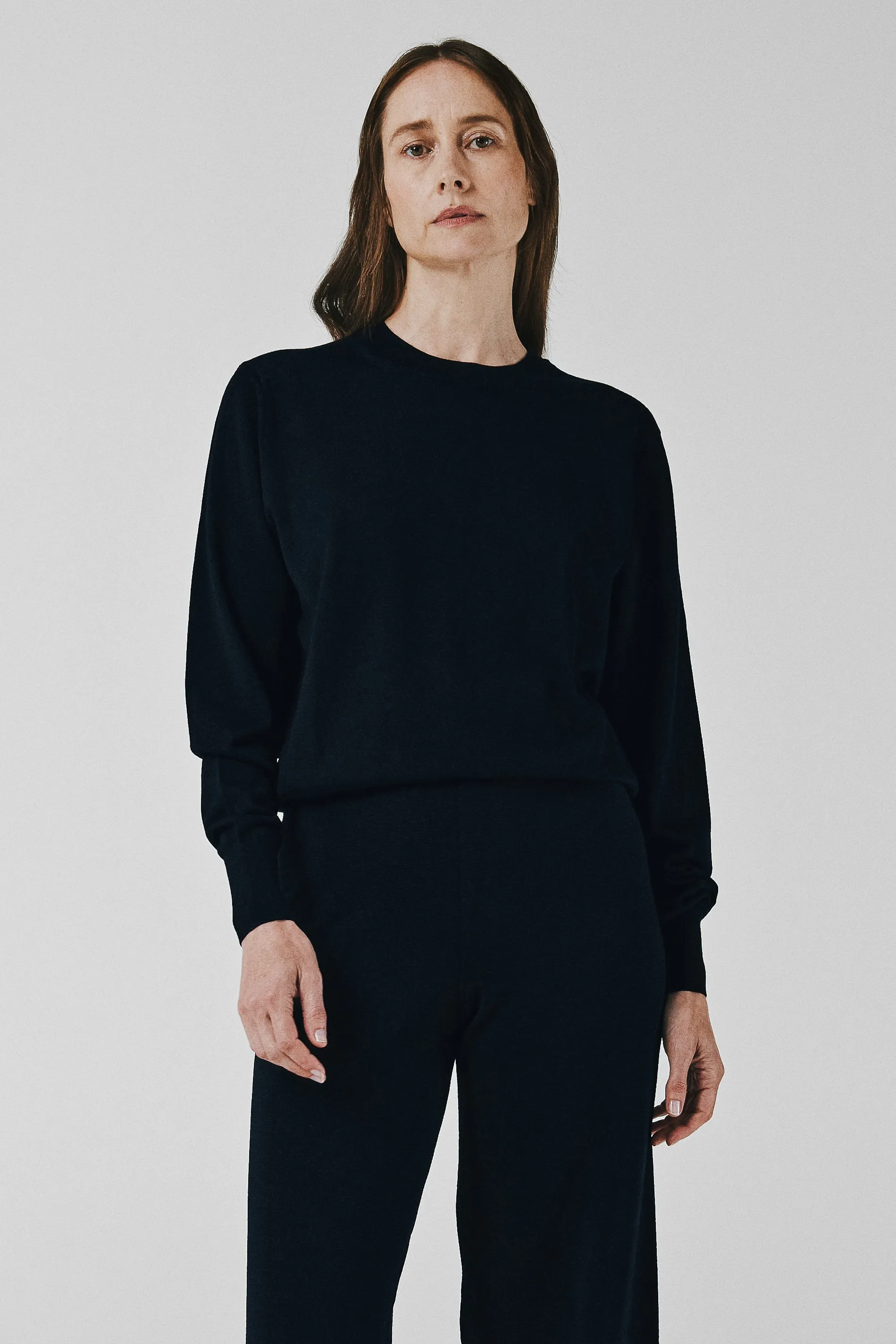 RHEA102 Merino Crew Navy sold by Ivalo.com