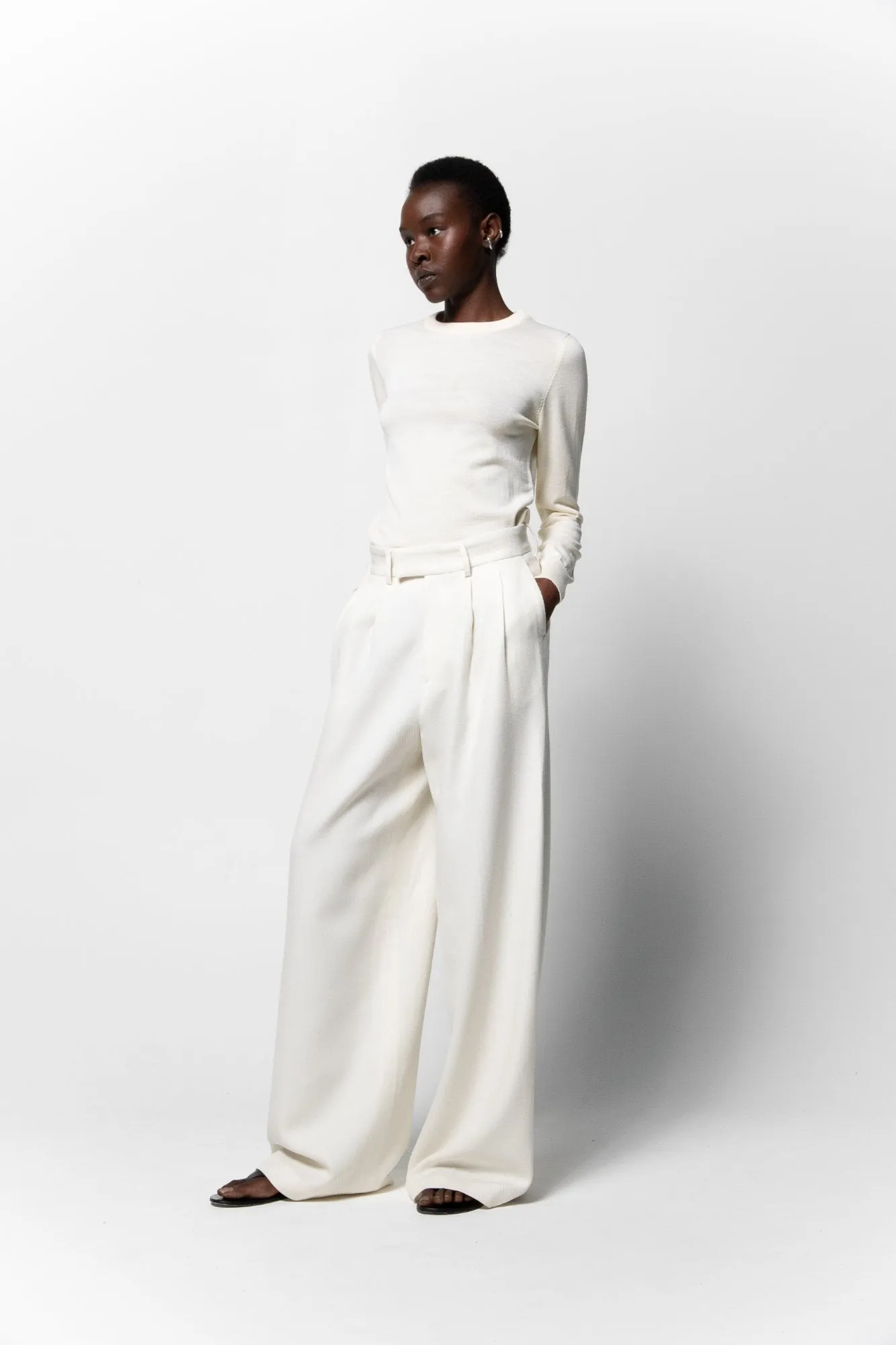 Lightweight Merino Crew Cream sold by Ivalo.com product image thumbnail 4