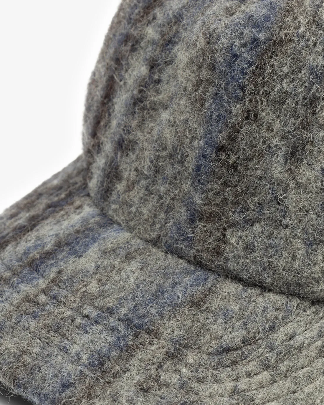 Wool Cotton Blend Floppy Cap Grey Stripe sold by Ivalo.com product image thumbnail 3