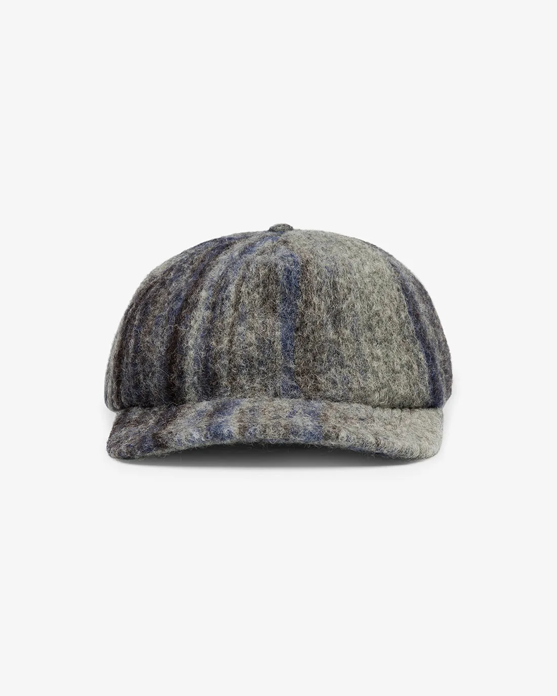 Wool Cotton Blend Floppy Cap Grey Stripe sold by Ivalo.com
