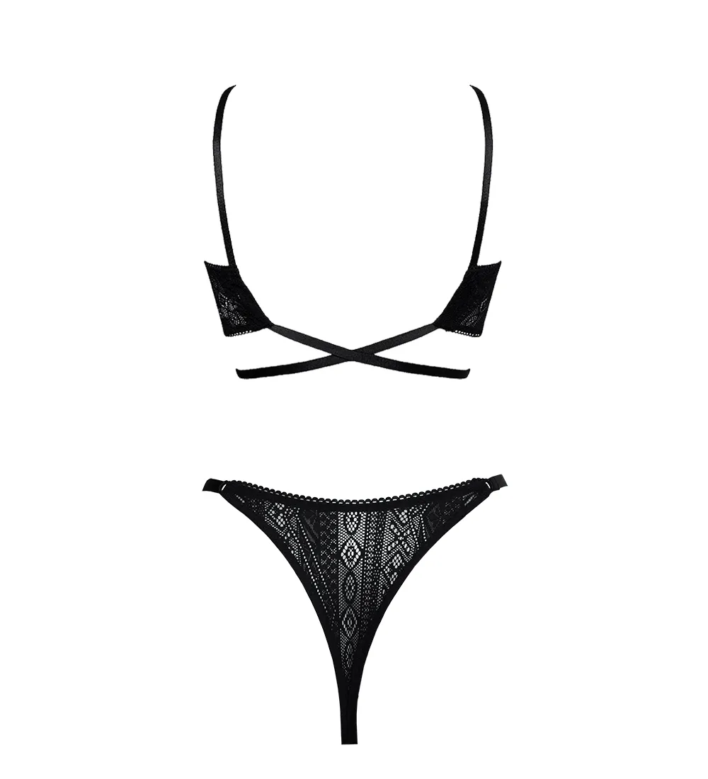 Darling Strappy Thong Underwear Set Black sold by Ivalo.com product image thumbnail 5