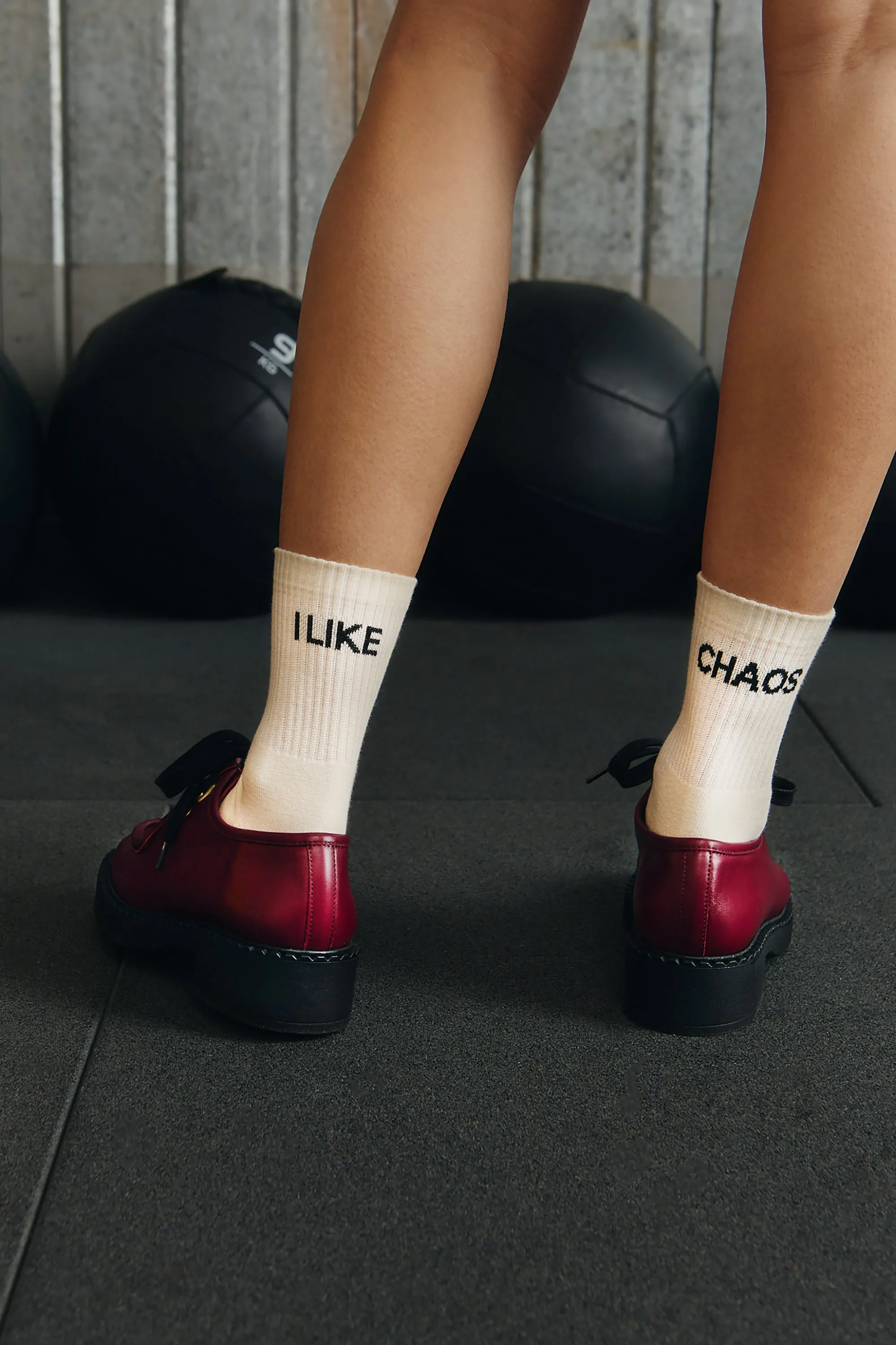 I Like Chaos Socks White sold by Ivalo.com