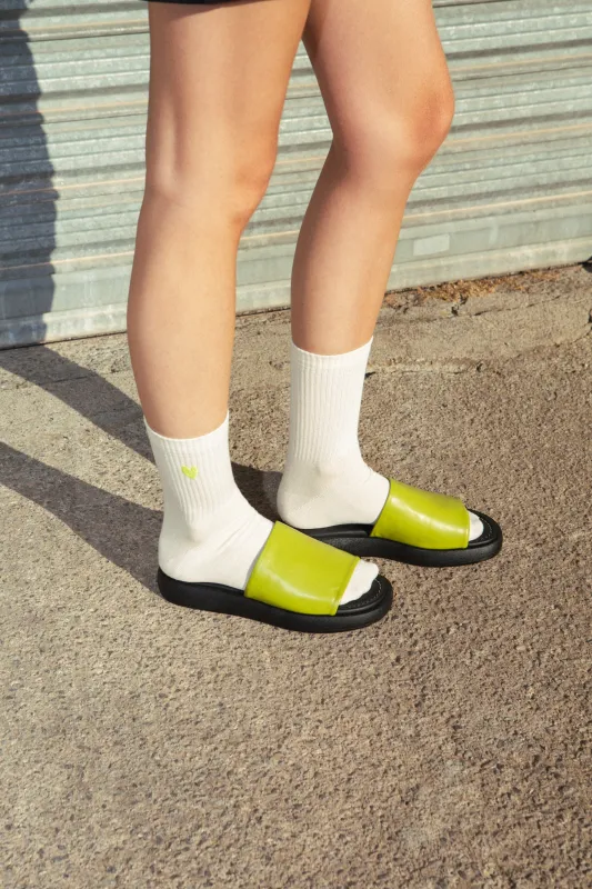 Madison Sandals Electric Green sold by Ivalo.com