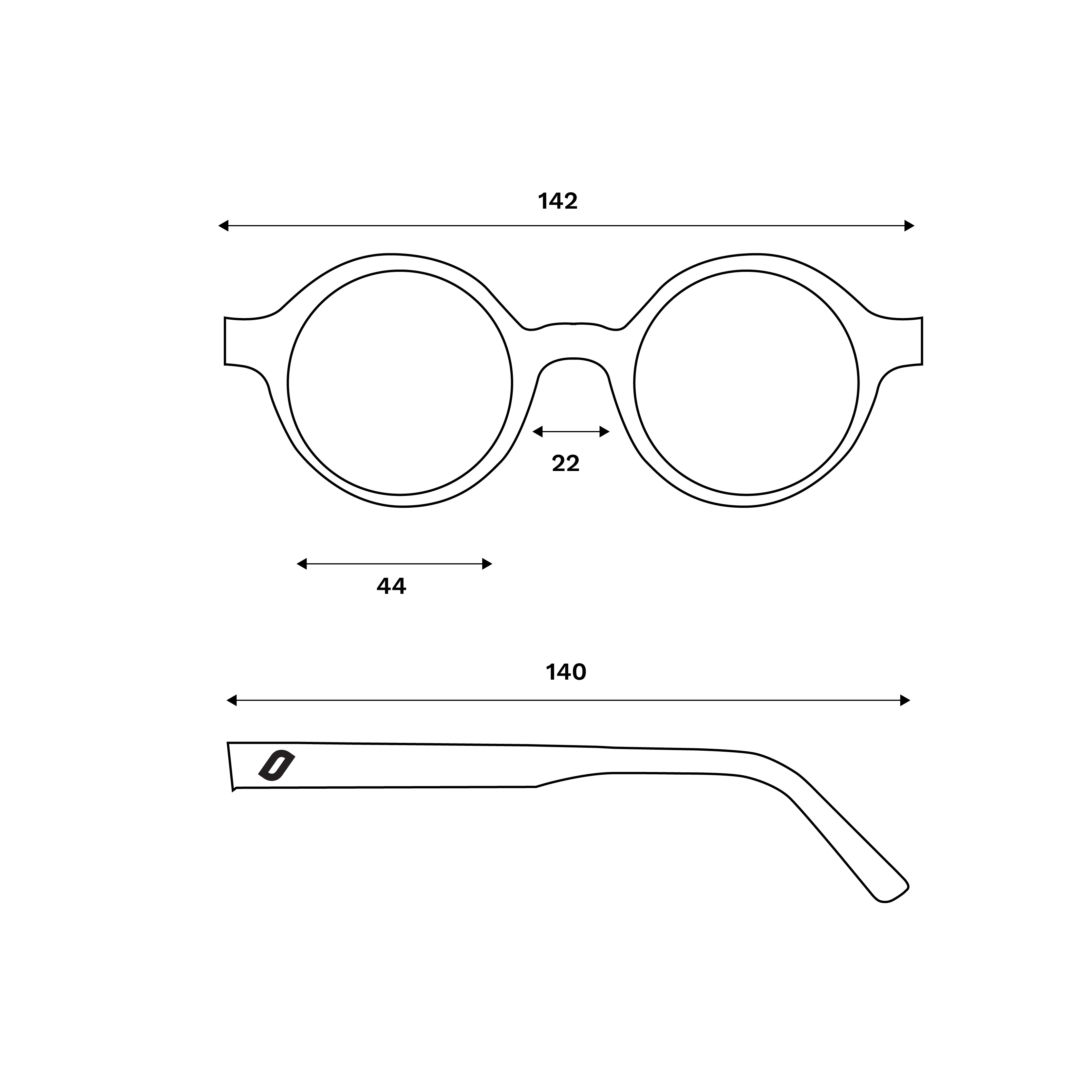 Flic Wooden Blue Light Glasses sold by Ivalo.com product image thumbnail 4