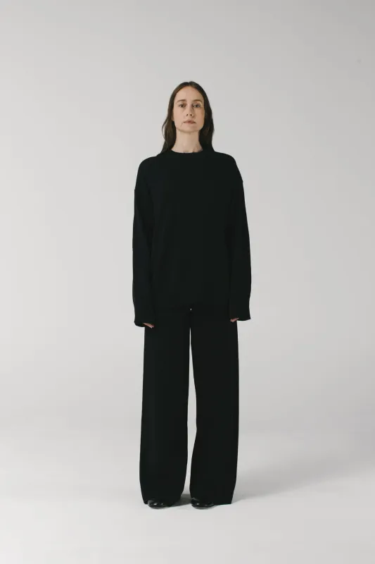 Heavy Merino Crew Navy sold by Ivalo.com