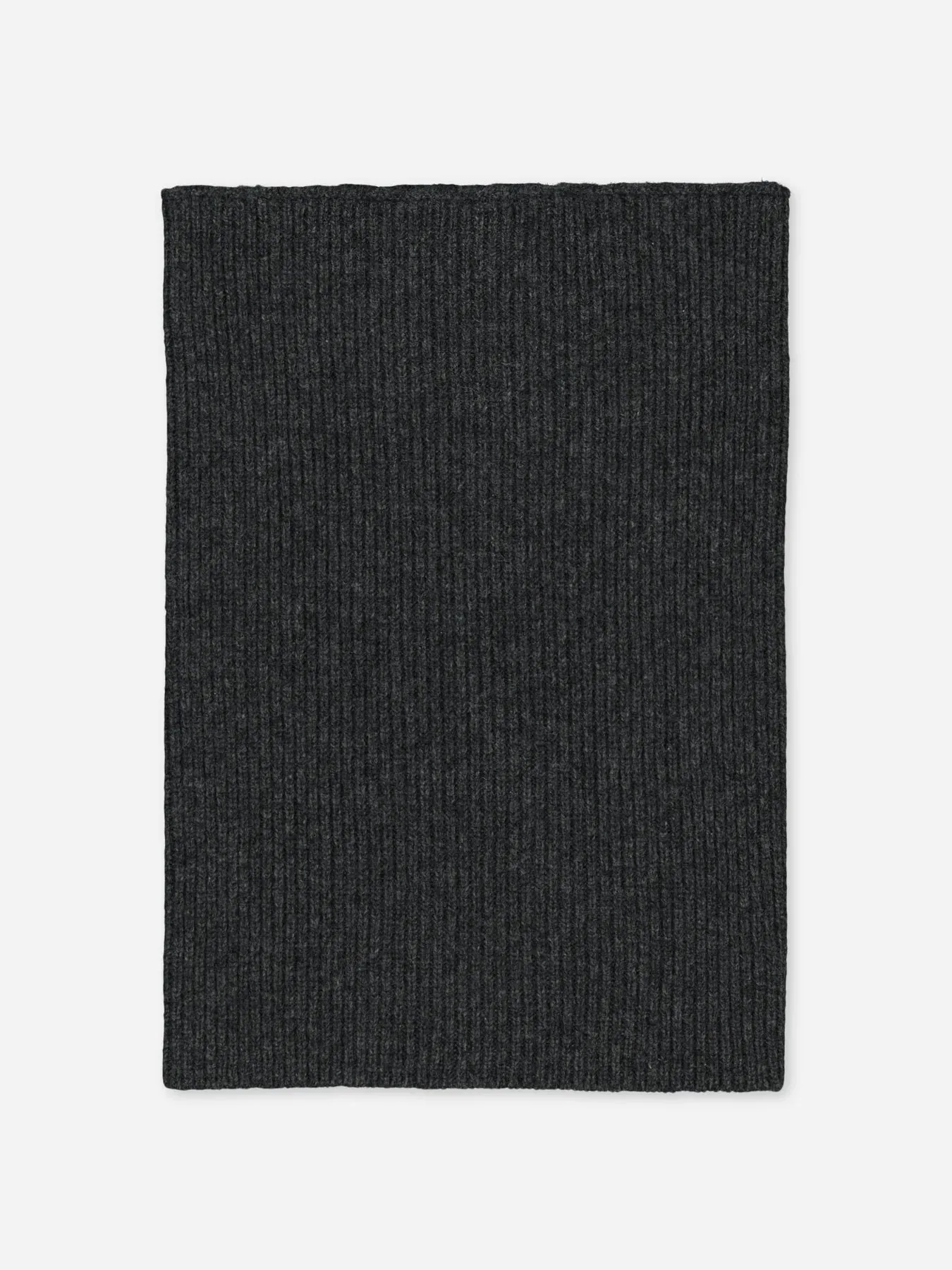 Ribbed Cashmere Snood Anthracite sold by Ivalo.com