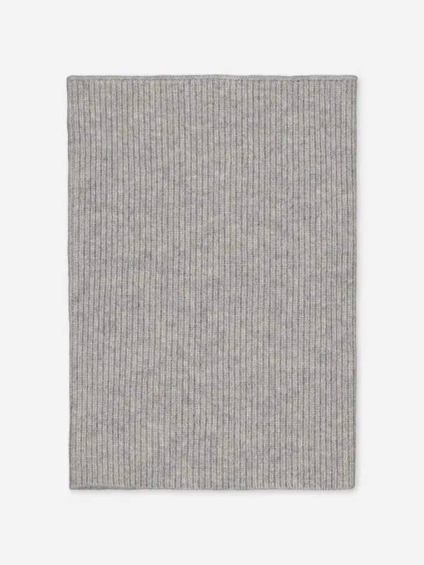 Ribbed Cashmere Snood Grey sold by Ivalo.com