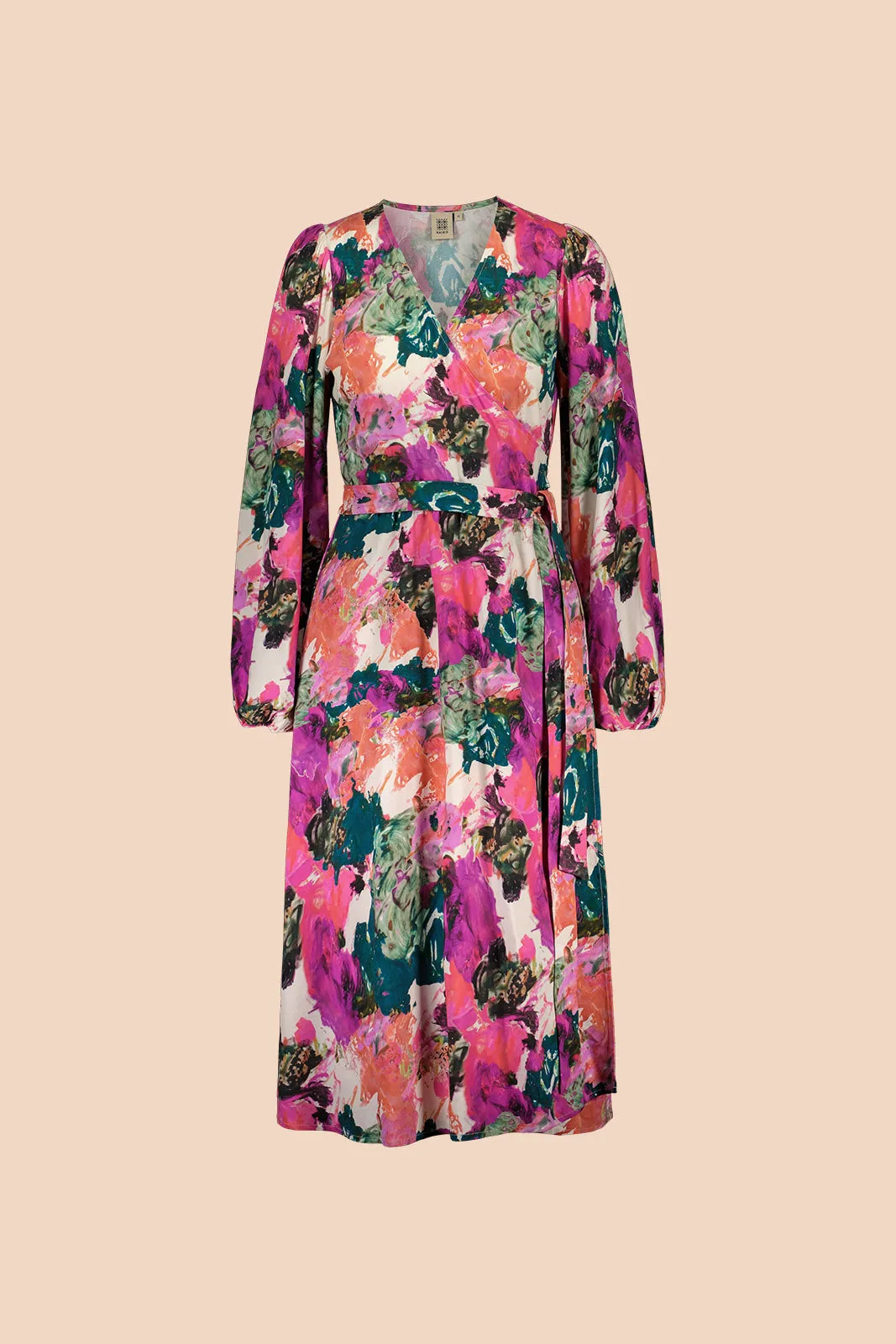 Wrap Midi Dress Aquarelle sold by Ivalo.com product image thumbnail 3