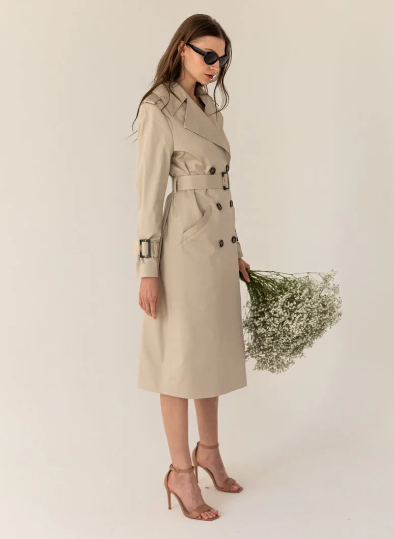 Trench Coat Light Beige sold by Ivalo.com product image thumbnail 3