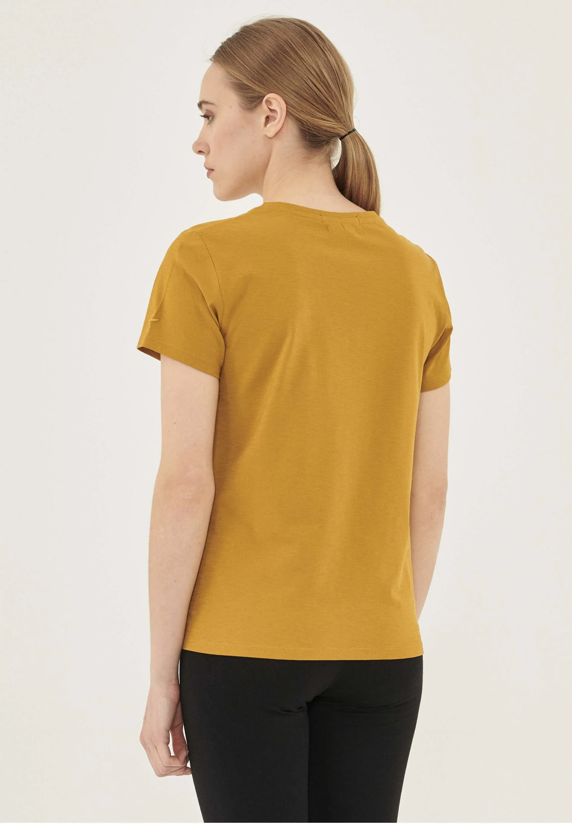Women's Basic Round Neck T-Shirt Tobacco sold by Ivalo.com product image thumbnail 2