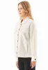 Women's Oversized Shirt Jacket Off White sold by Ivalo.com