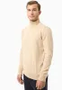 Men's Organic Cotton Turtleneck Sweater Beige sold by Ivalo.com
