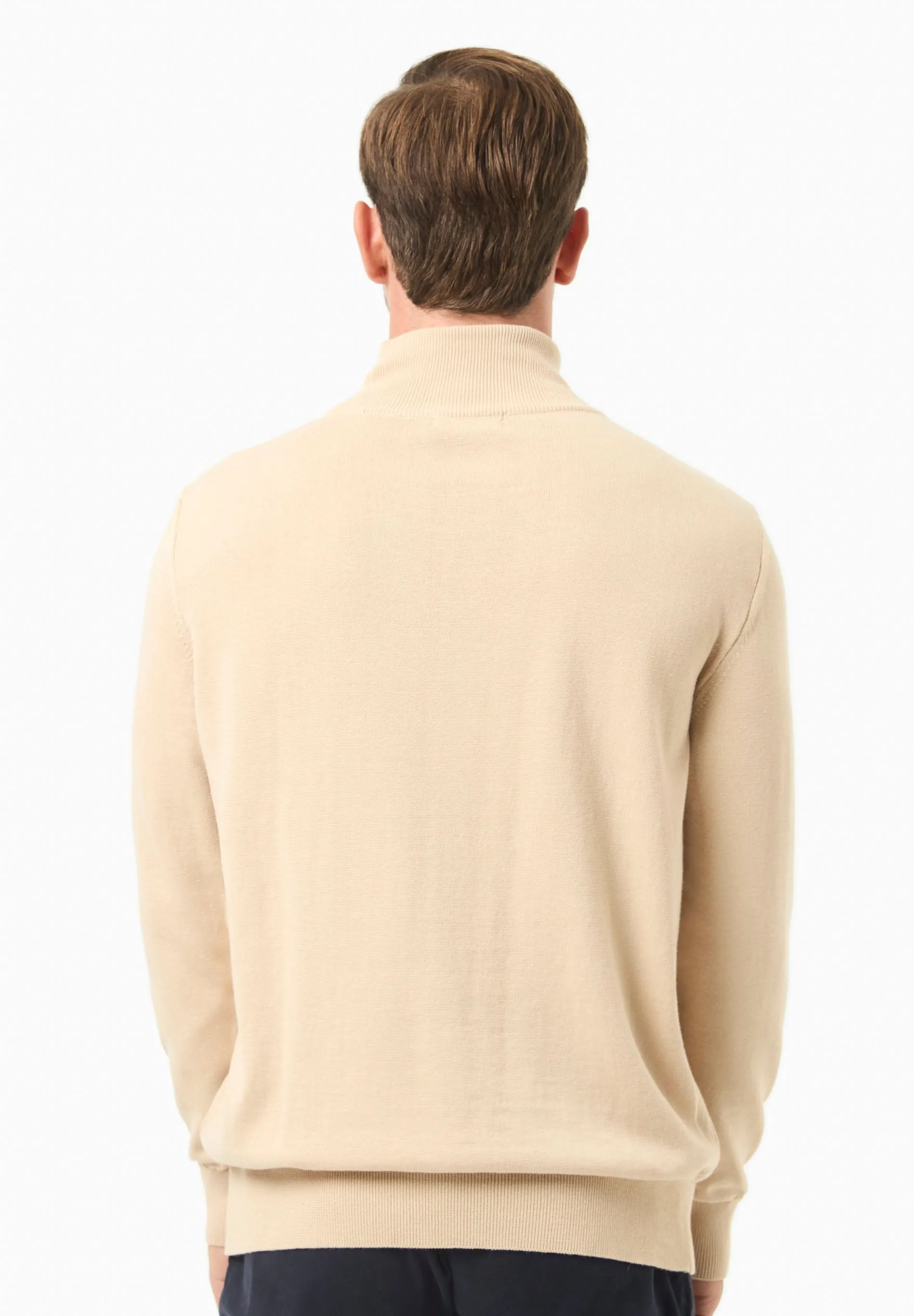 Men's Organic Cotton Turtleneck Sweater Beige sold by Ivalo.com product image thumbnail 2