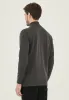 Men's Organic Cotton Turtleneck Sweater Asphalt sold by Ivalo.com