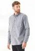 Men's Corduroy Button-Up Shirt Dusty Blue sold by Ivalo.com