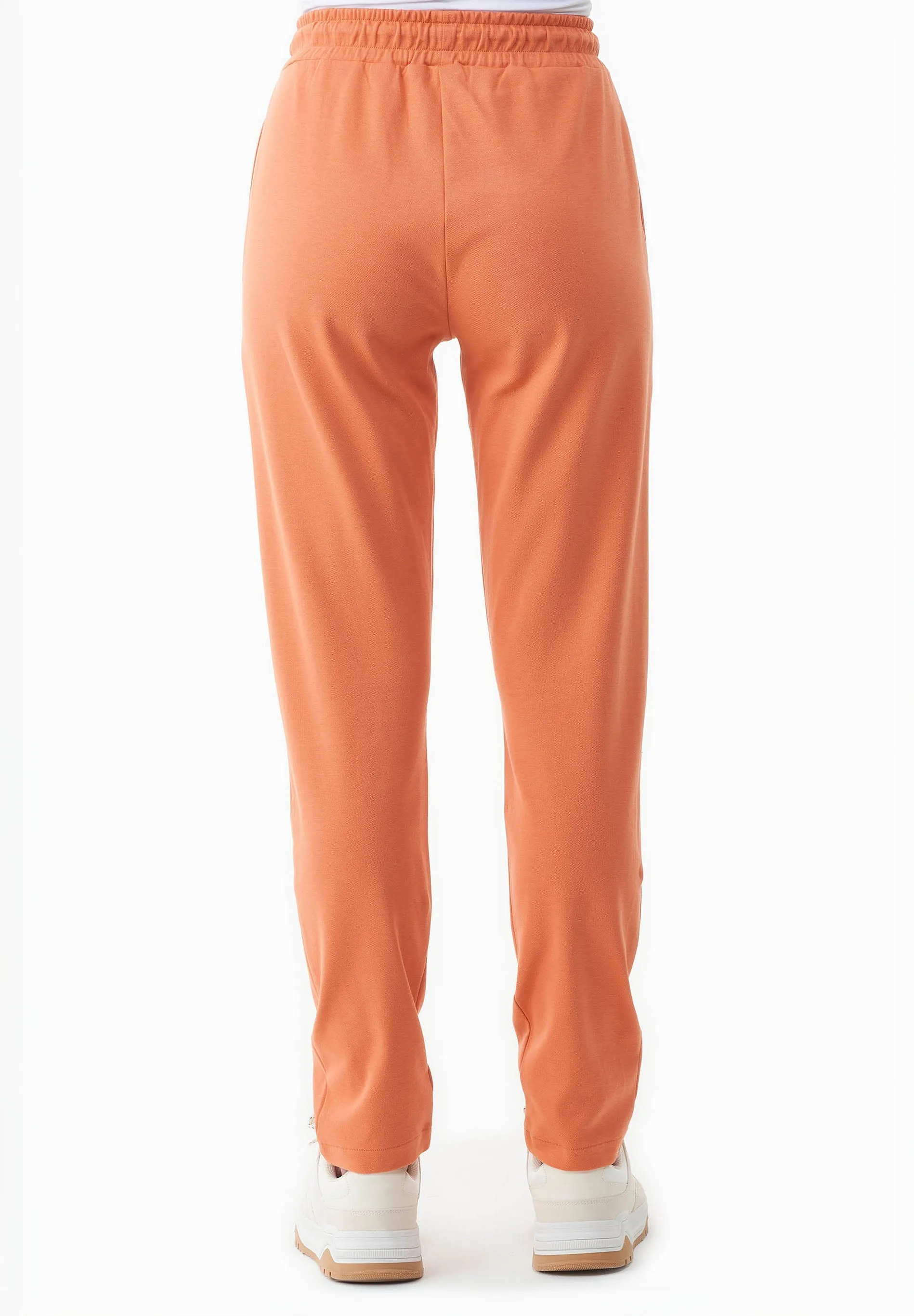 Women's Light Organic Cotton Interlock Sweatpants Dusty Orange sold by Ivalo.com product image thumbnail 2