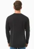 Men's Casual Long-Sleeved T-Shirt Black sold by Ivalo.com