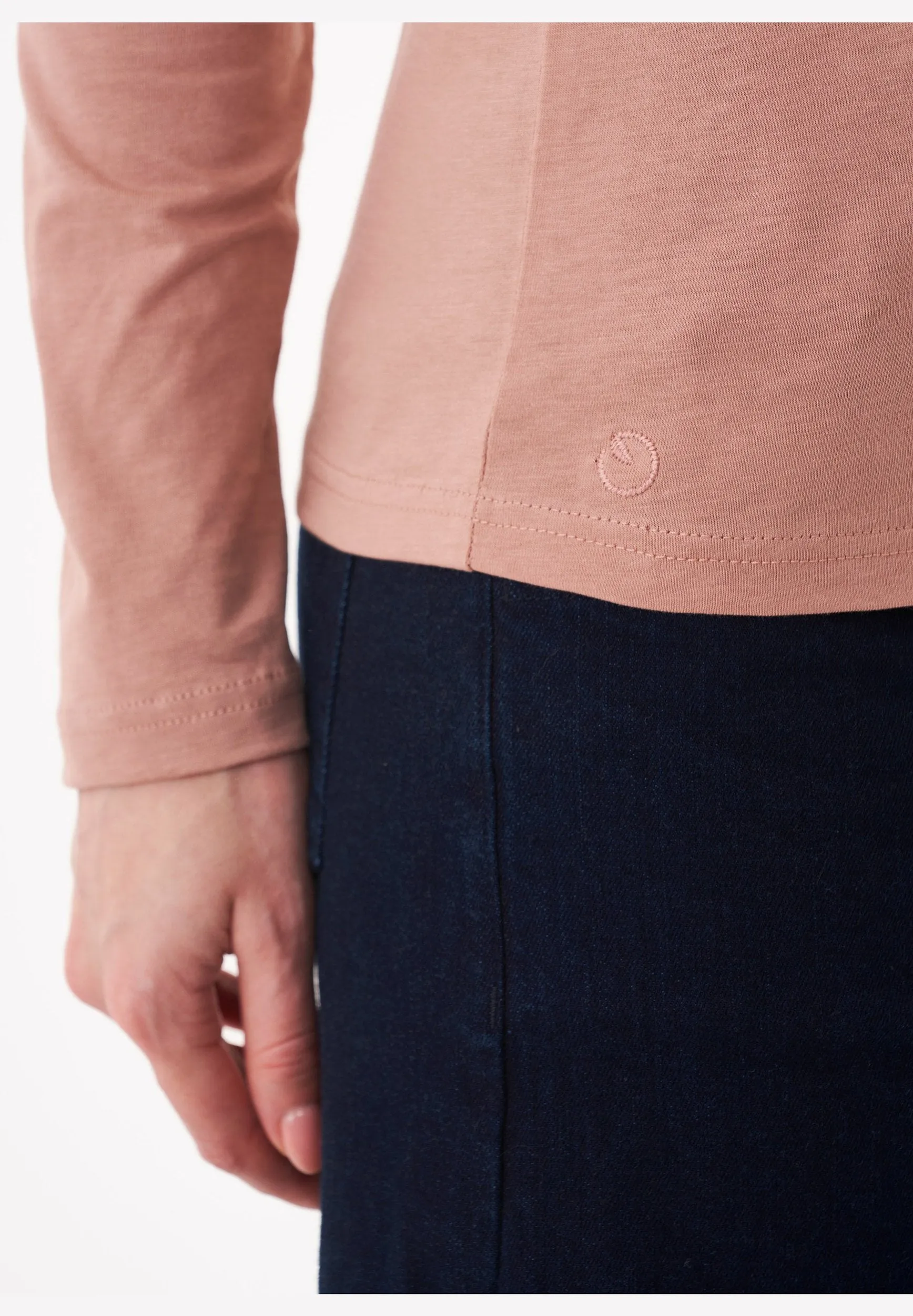 Women's Casual Long-Sleeved T-Shirt Misty Rose sold by Ivalo.com product image thumbnail 5