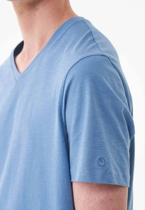 Men's Basic V-Neck T-Shirt Coronet Blue sold by Ivalo.com product image thumbnail 4