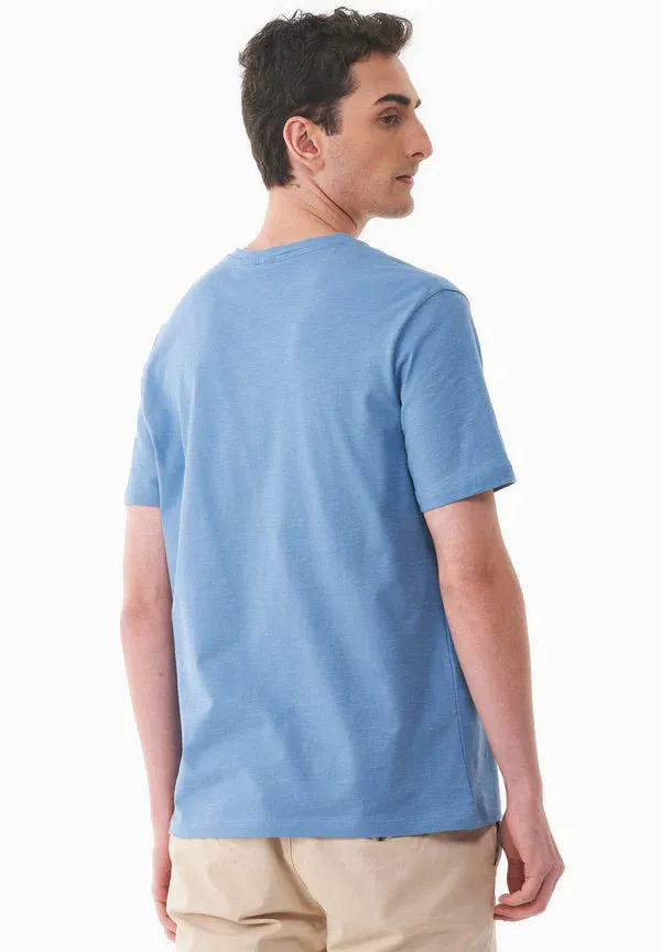 Men's Basic V-Neck T-Shirt Coronet Blue sold by Ivalo.com product image thumbnail 2