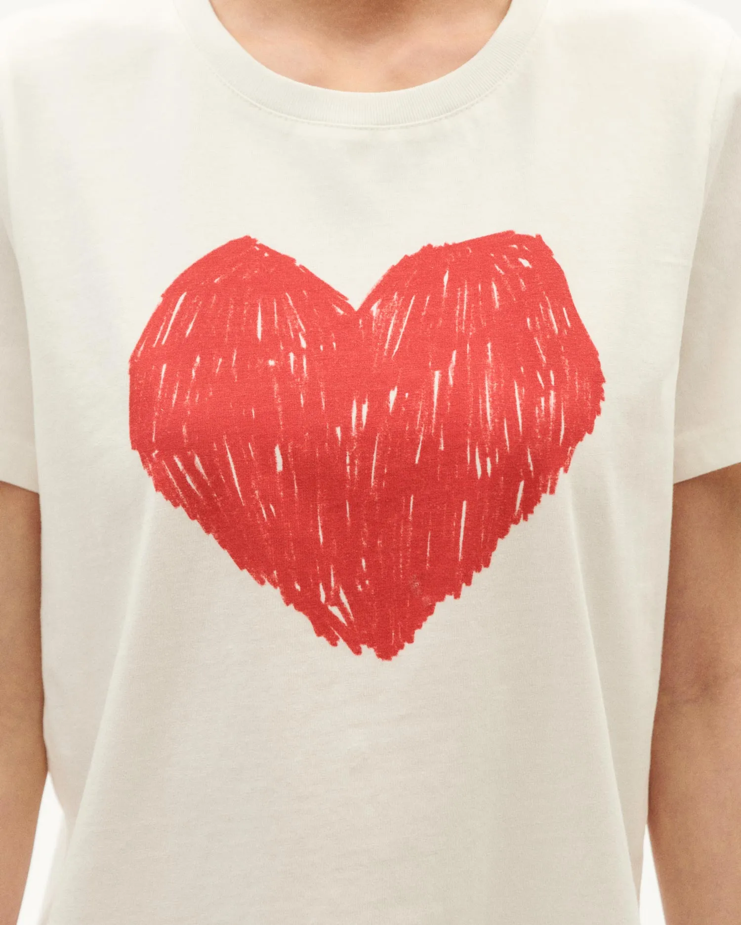 Ida T-Shirt Heart White sold by Ivalo.com product image thumbnail 5