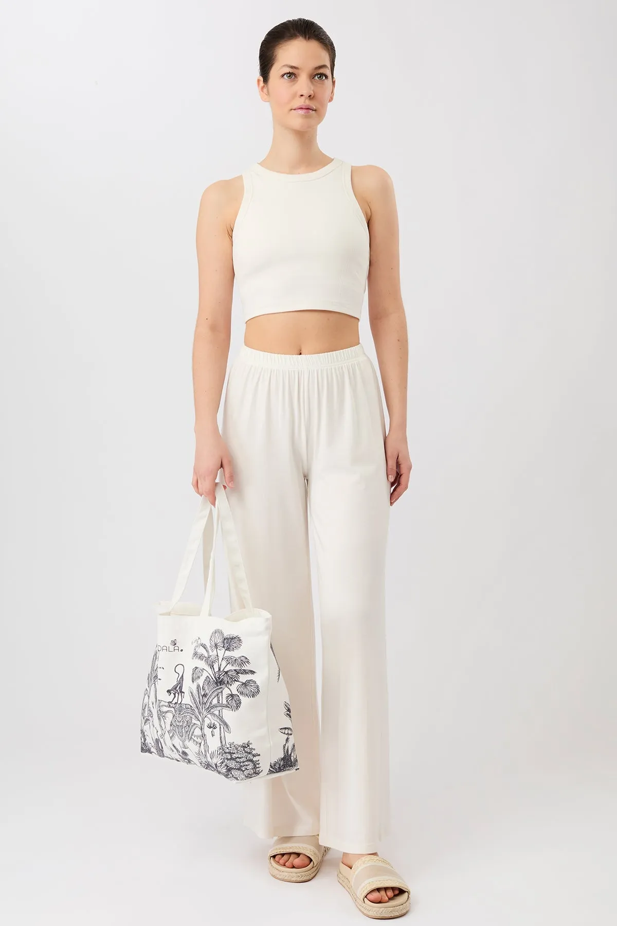 Cozy Day Pants White sold by Ivalo.com