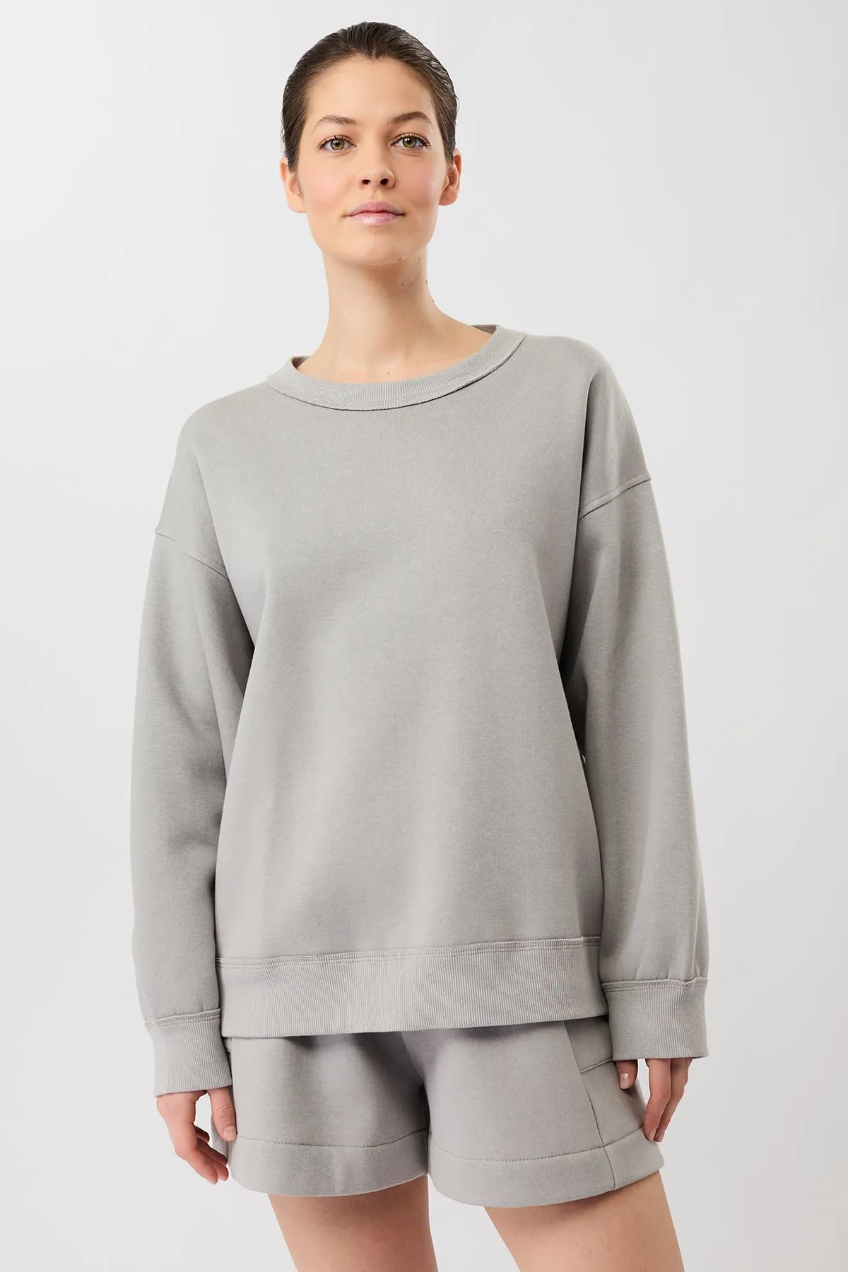 Natural Dye Simple Sweater Oyster sold by Ivalo.com