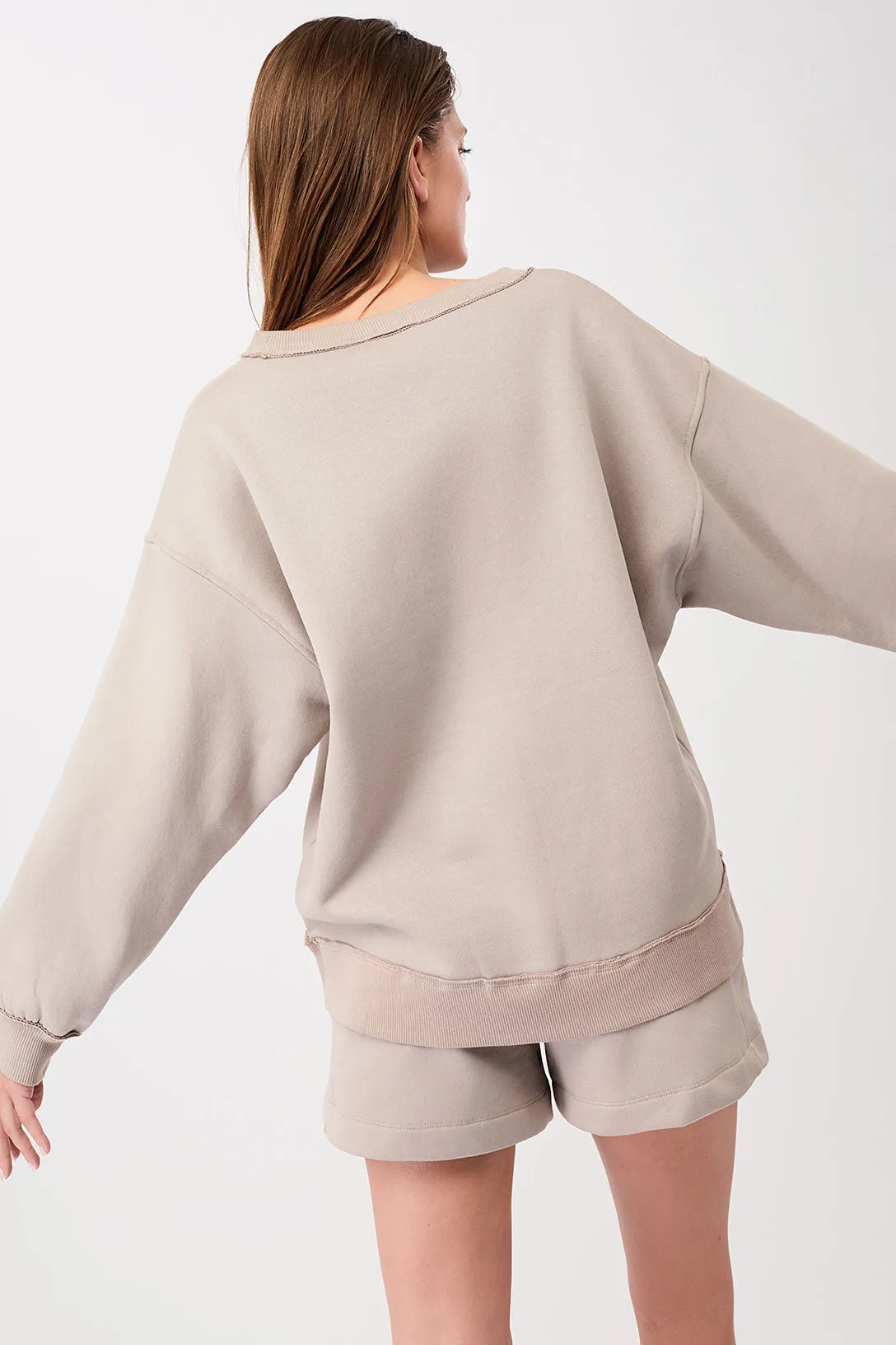 Natural Dye Simple Sweater Ocean Sand sold by Ivalo.com product image thumbnail 2