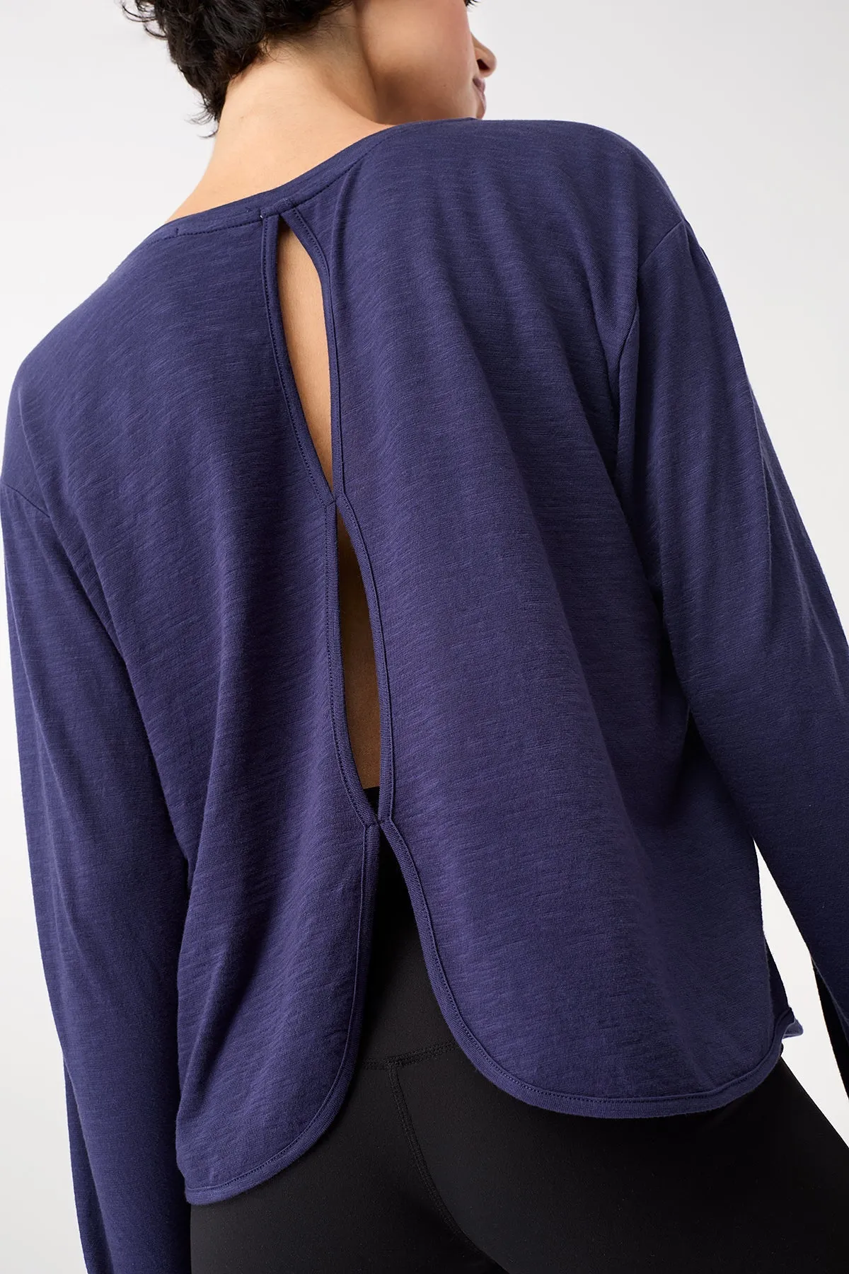 Open Back Long Sleeve Sepia Ink sold by Ivalo.com product image thumbnail 2