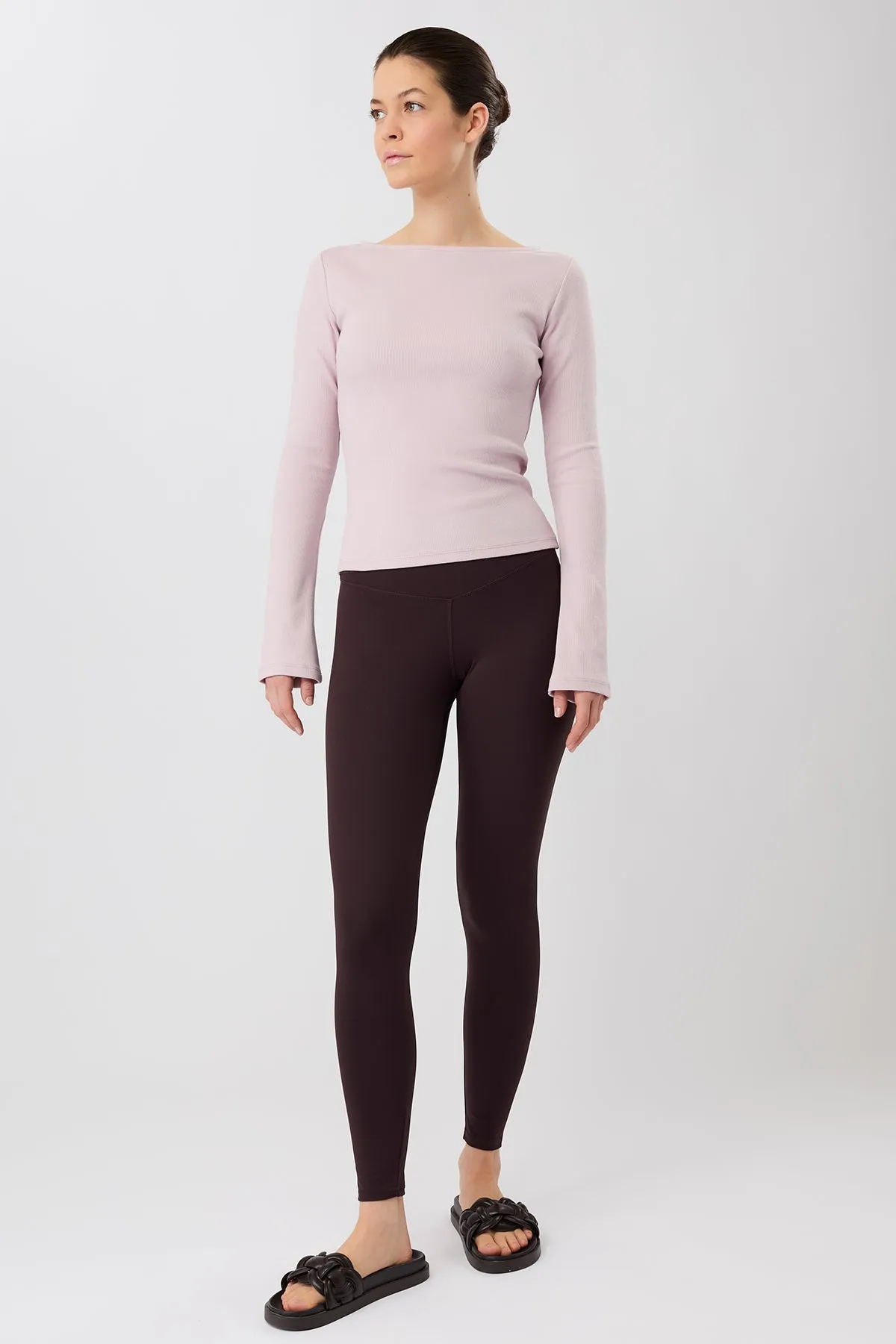 Ribbed Boat Neckline Mauve sold by Ivalo.com product image thumbnail 4