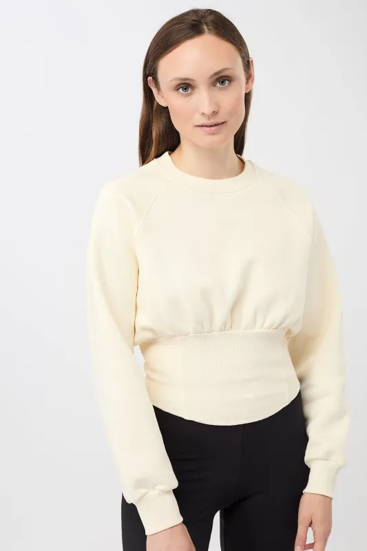 Cropped Sweater Vanilla sold by Ivalo.com