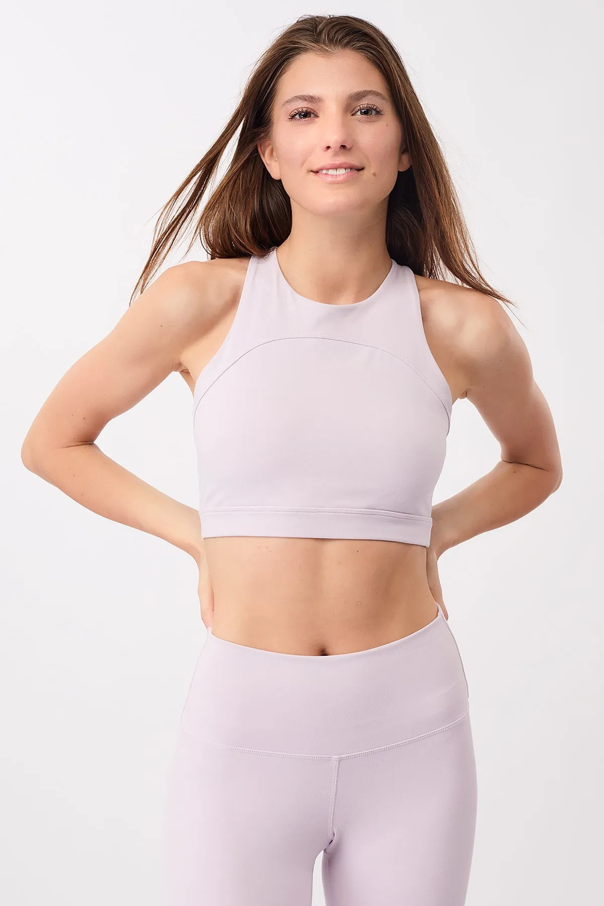 High Neck Bra Mauve sold by Ivalo.com