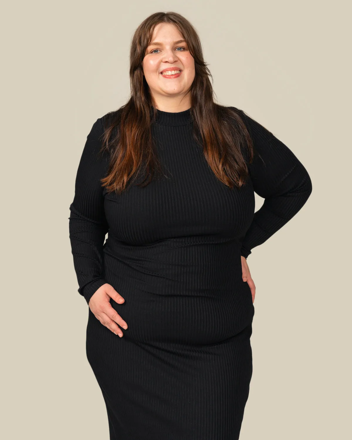 Ribbed Dress Black sold by Ivalo.com product image thumbnail 4