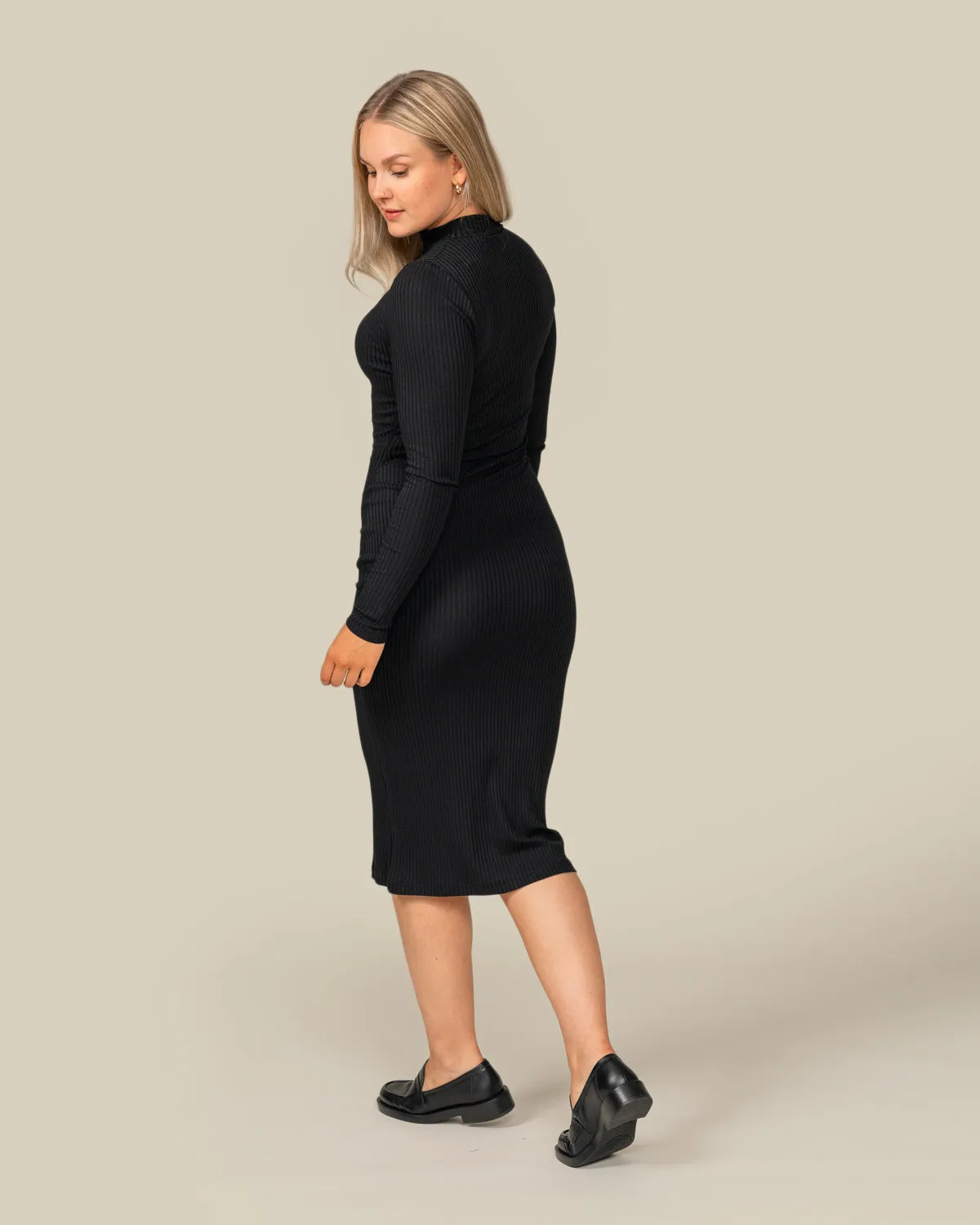 Ribbed Dress Black sold by Ivalo.com product image thumbnail 3