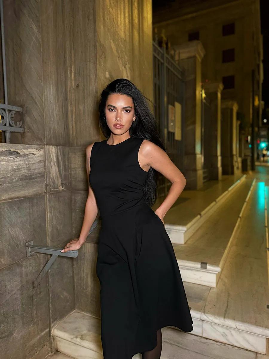 A Line Midi Dress Black sold by Ivalo.com product image thumbnail 2