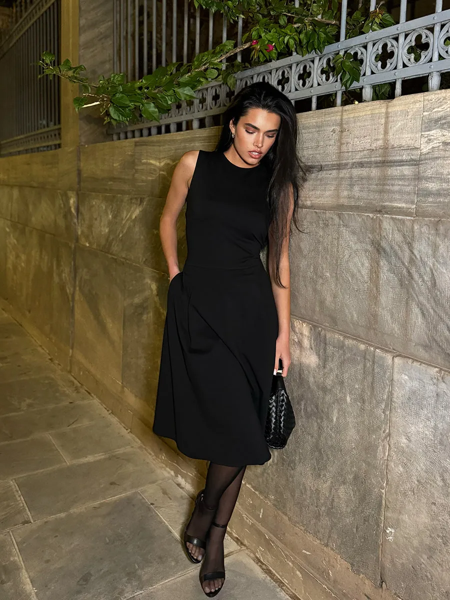 A Line Midi Dress Black sold by Ivalo.com product image thumbnail 3