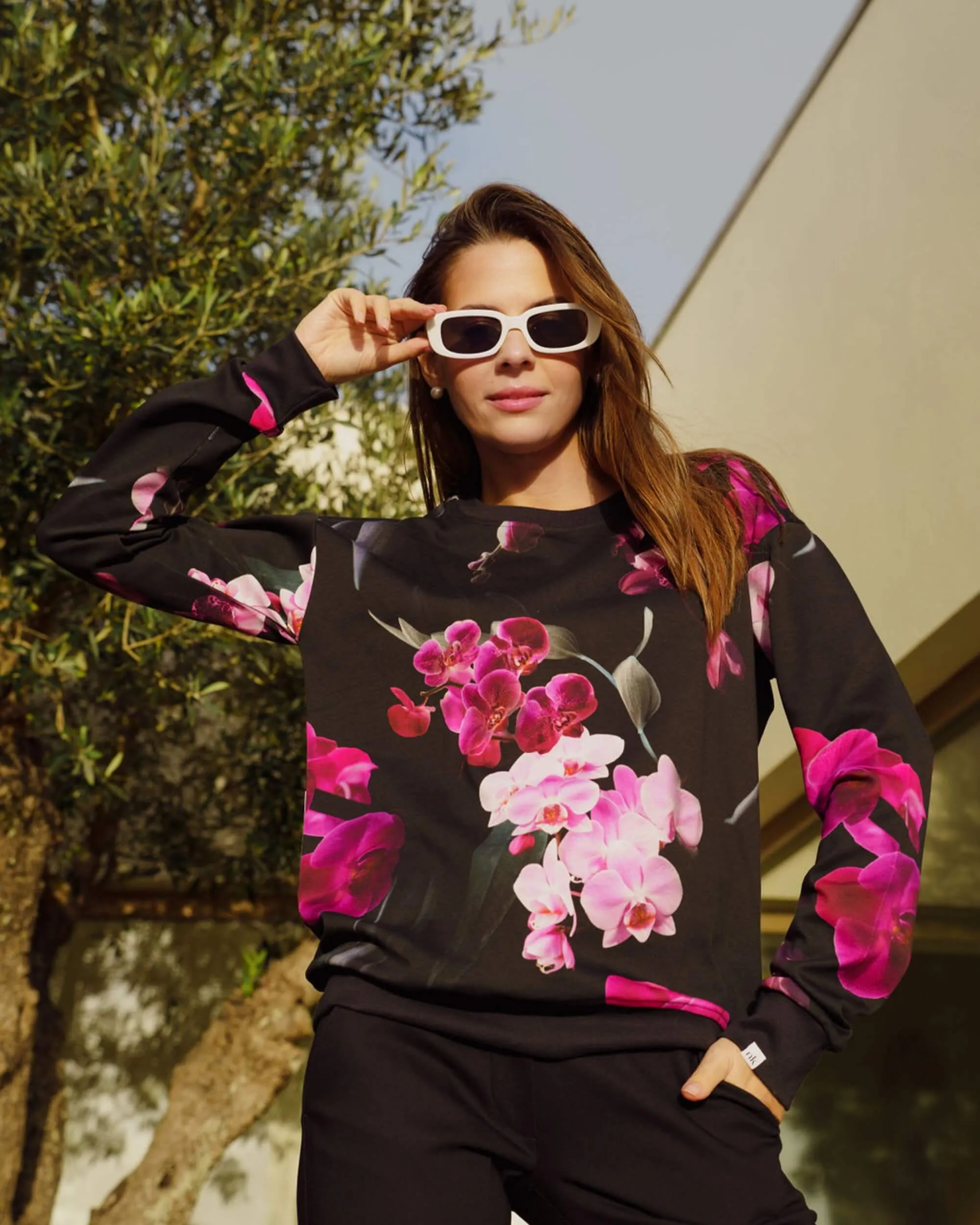 Casual Chic Print Shirt Black Orchid sold by Ivalo.com