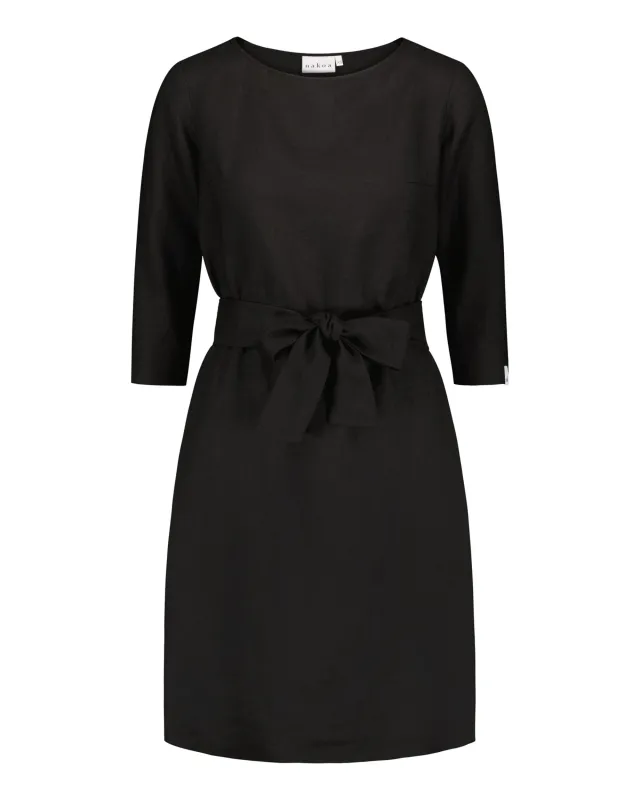 Classic Linen Dress Black sold by Ivalo.com