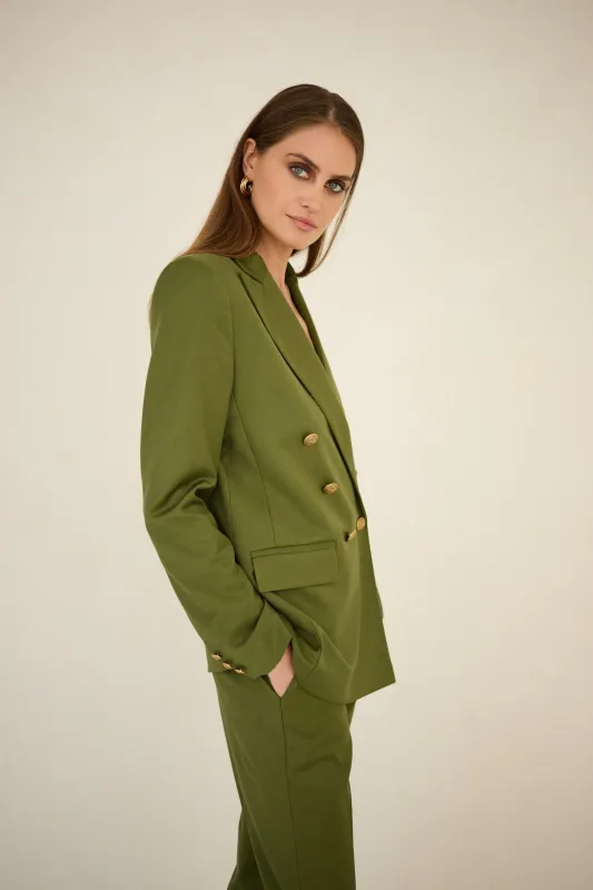 Double-breasted Jacket Olive sold by Ivalo.com