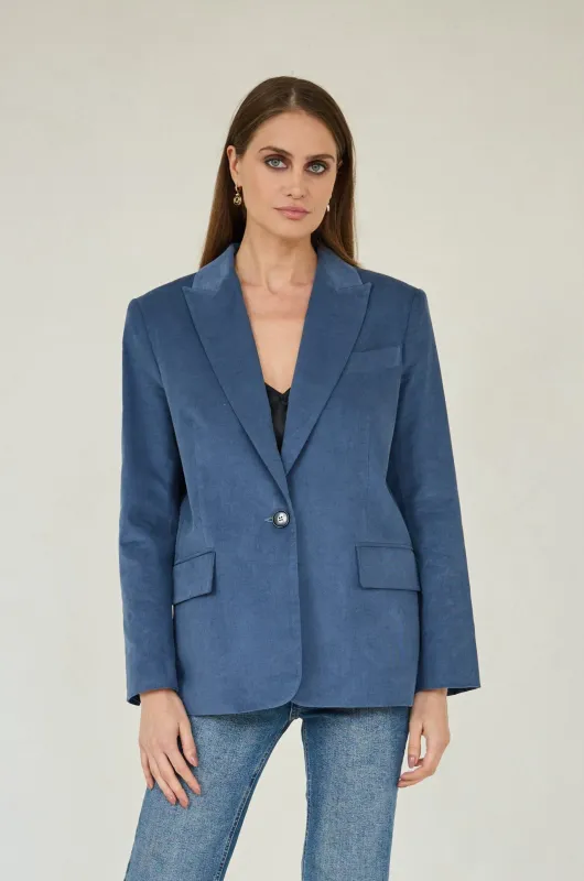 Corduroy Jacket Denim Blue sold by Ivalo.com