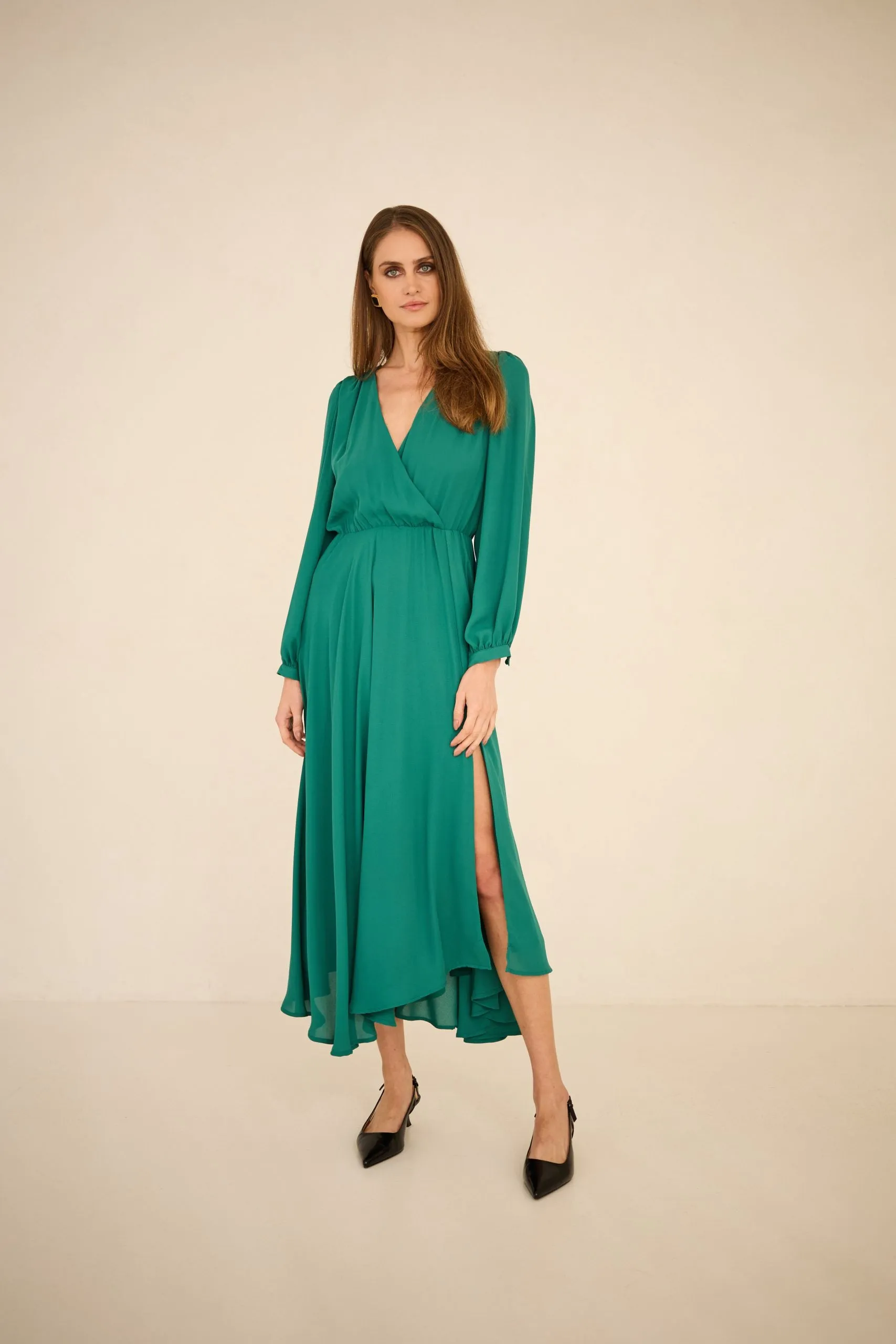 Magnolia Dress Emerald Green sold by Ivalo.com product image thumbnail 4