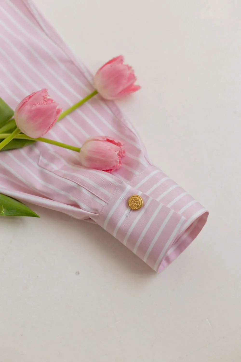 Classic Oversized Shirt Pink Wide Stripes sold by Ivalo.com product image thumbnail 4